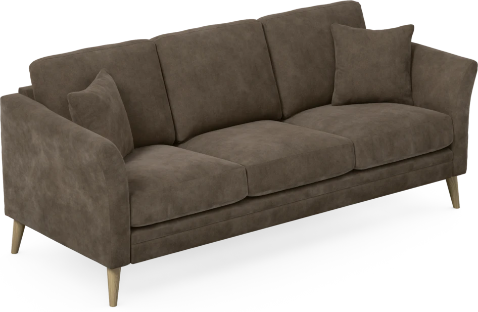 Eden - 3-sits soffa - Brun