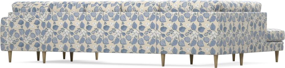Eden - 3-sits soffa med divan vänster och schäslong höger - Flerfärgad