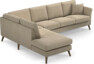 Eden - 3-sits soffa med divan - Beige