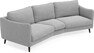 Madison - 3-sits soffa svängd, 90 cm - Grå
