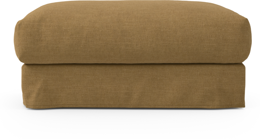 Cherrie - Fotpall 100 med kappa - Gul