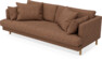 Harper - 3-sits soffa, hel dyna - Orange