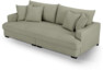 Rossi - 3-sits soffa, hel dyna - Beige