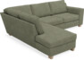Friday - 2,5-sits soffa med divan vänster - Vit