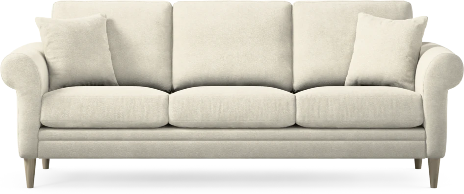 Eden - 3-sits soffa - Vit