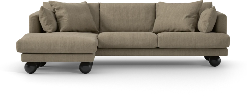 Harper - 4-sits med schäslong vänster - Beige