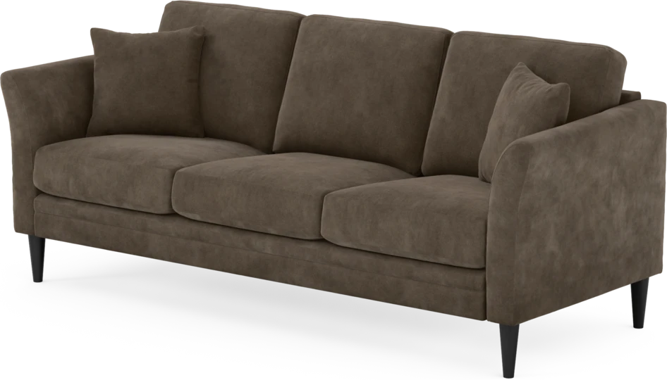 Eden - 3-sits soffa - Brun