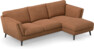 Madison - 2-sits soffa med schäslong höger - Orange
