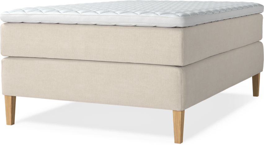Delux Exclusive - Kontinentalsäng, enkelsäng 140 cm med bäddmadrass
