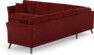 Eden - Hörnsoffa 3+3 - Röd