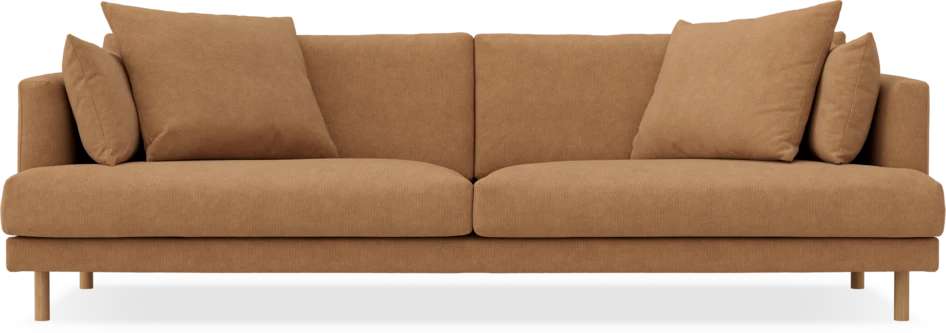 Harper - 4-sits soffa - Gul