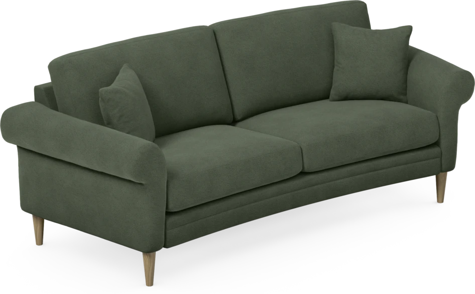 Eden - 2,5-sits soffa svängd - Grön