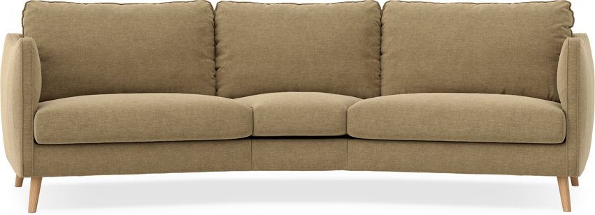 Madison - 3-sits soffa svängd, 90 cm - Brun