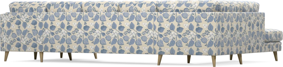 Eden - 3-sits soffa med divan vänster och schäslong höger - Flerfärgad