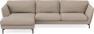 Madison - 3-sits soffa med schäslong vänster - Beige