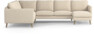 Madison Lux - Hörnsoffa med schäslong höger - Beige