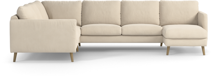 Madison Lux - Hörnsoffa med schäslong höger - Beige