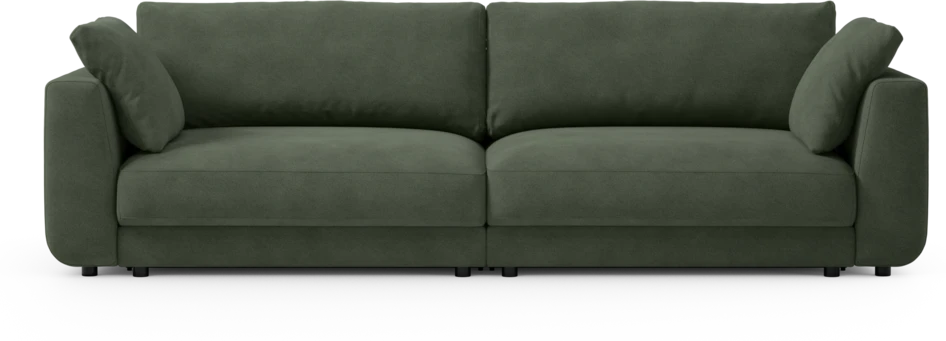 Amie - Bäddsoffa 4-sits - Grön
