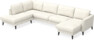 Bridge - 3-sits soffa med divan vänster och schäslong höger - Vit