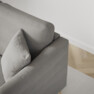 Eden - 2,5-sits soffa med schäslong - Grå