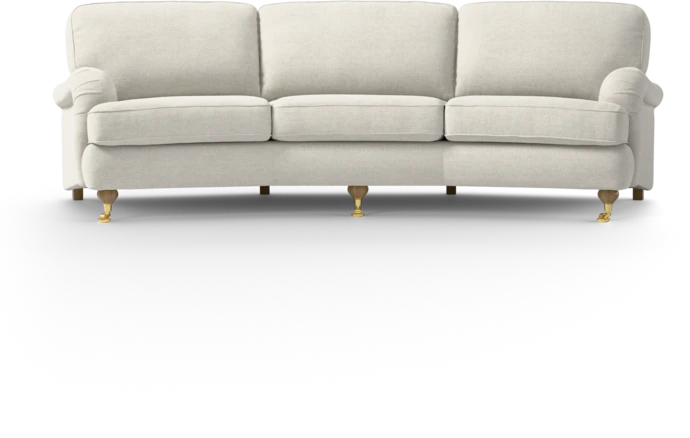 Oxford, 3-sits soffa svängd