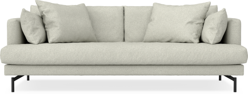 Harper - 3-sits soffa, hel dyna - Beige