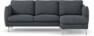 Madison Lux - 2-sits soffa med schäslong höger - Vit