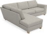 Friday - 2,5-sits soffa med divan vänster - Beige