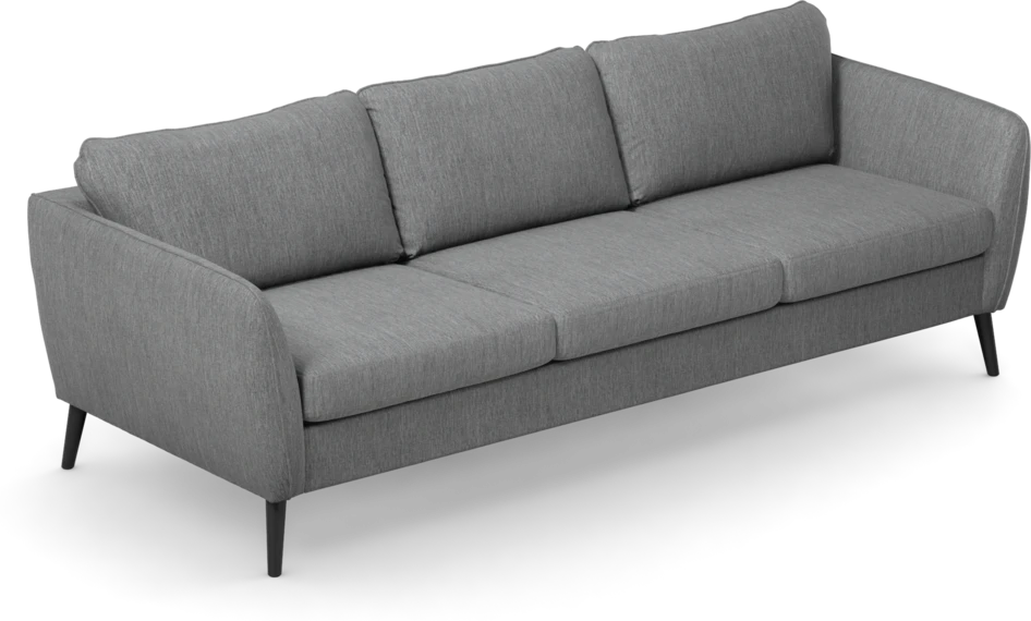 County - 3-sits soffa - Grå