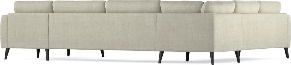 Bridge - Hörnsoffa, 2+3-sits med schäslong höger - Beige