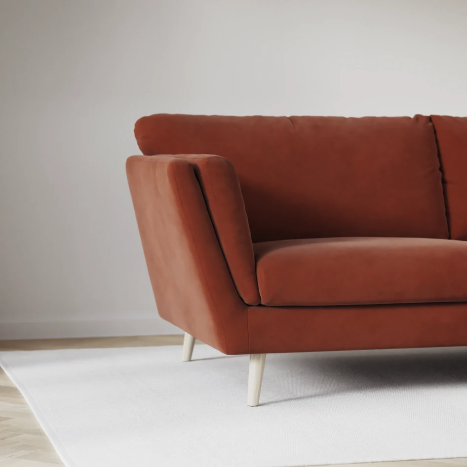 Madison Lux - Hörnsoffa 2+3-sits, hörn 2 - Röd