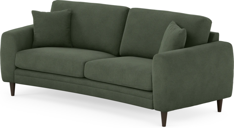 Eden - 2,5-sits soffa svängd - Grön