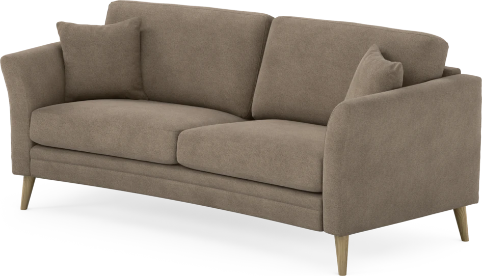 Eden - 2,5-sits soffa svängd - Brun