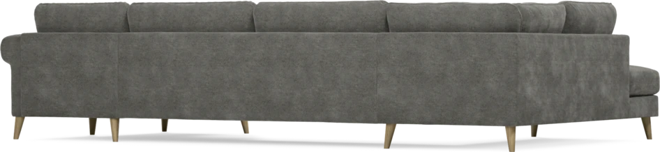 Bridge - 3-sits soffa med divan vänster och schäslong höger - Grå