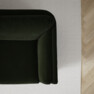 Madison Lux - 2-sits soffa med schäslong vänster - Grön