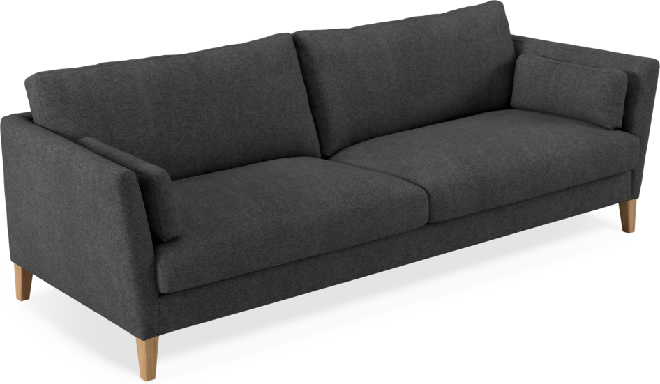 Winston - 4-sits soffa - Svart