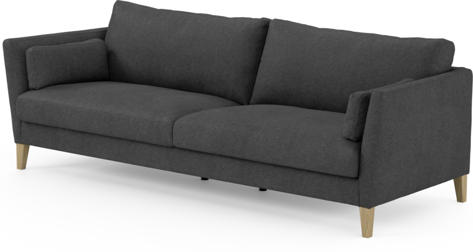 Winston - 4-sits soffa - Svart