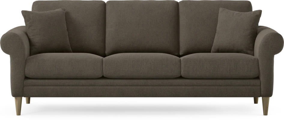 Eden - 3-sits soffa - Brun