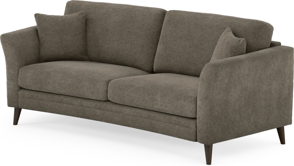 Eden - 2,5-sits soffa svängd - Brun