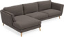Madison - 3-sits soffa med schäslong vänster - Grå