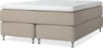 Delux Exclusive - Kontinentalsäng, dubbelsäng med bäddmadrass - Beige