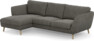 Madison Lux - 2-sits soffa med schäslong vänster - Grå