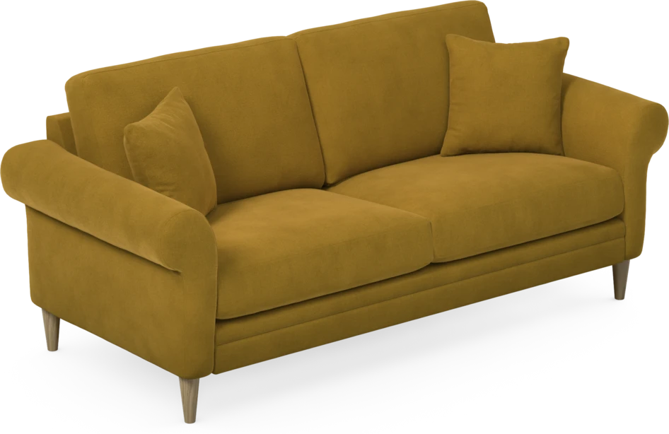 Eden - 2,5-sits soffa - Gul