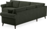 Eden - Hörnsoffa, 2,5+2,5-sits - Grön