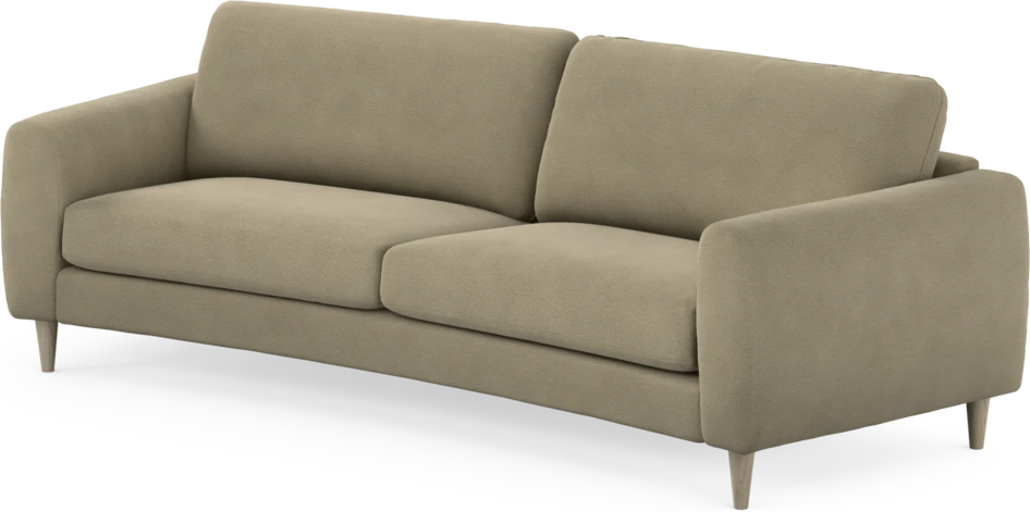 Bridge - 3-sits soffa svängd - Beige