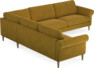 Bridge - Hörnsoffa, 2+3-sits - Gul