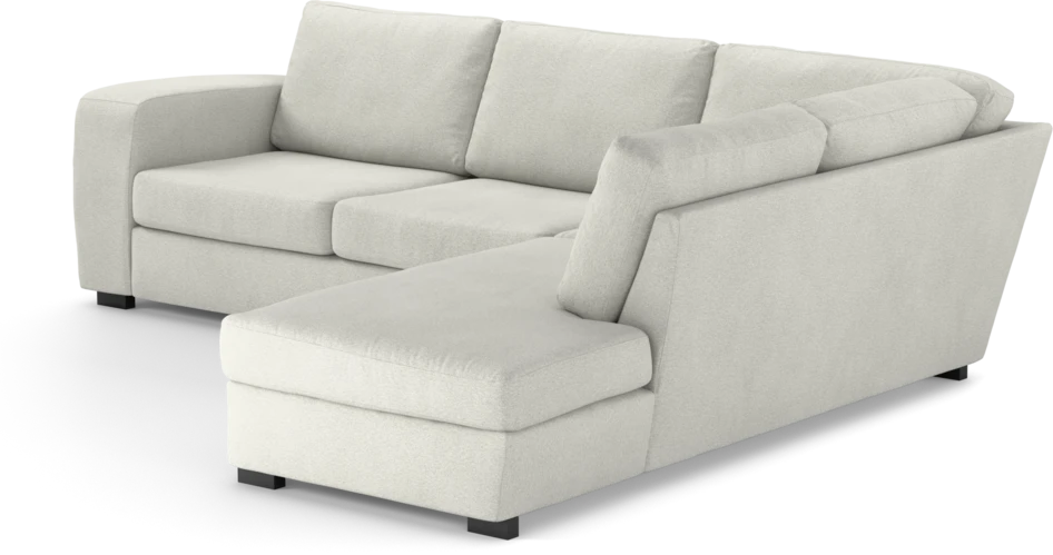 Friday - 2,5-sits soffa med divan höger - Vit