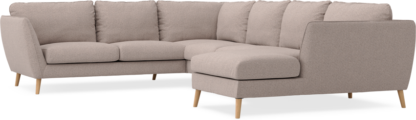 Madison - Hörnsoffa med schäslong höger - Beige