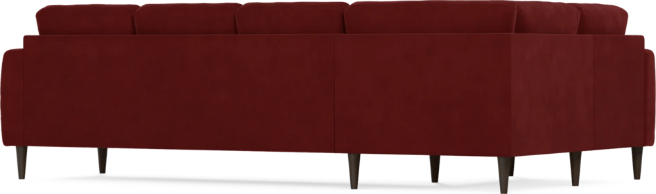 Eden - Hörnsoffa, 1+3-sits - Röd