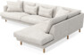 Harper - 3-sits soffa med divan höger - Grå